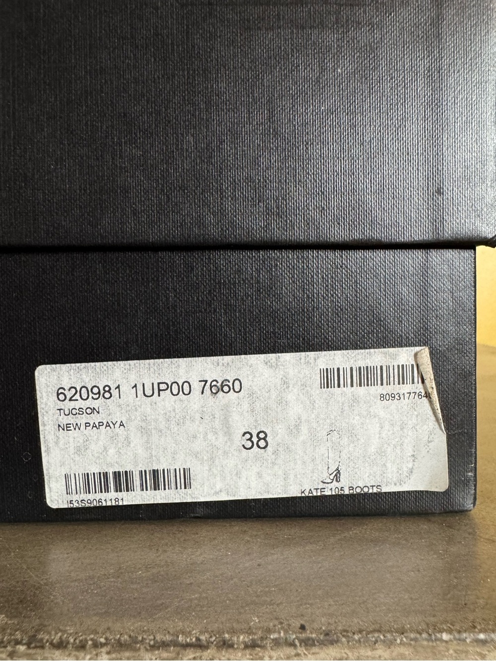 Saint Laurent Kate 105 Western Knee-High Boots | New Papaya | Size 38 | NIB - Picture 16 of 16